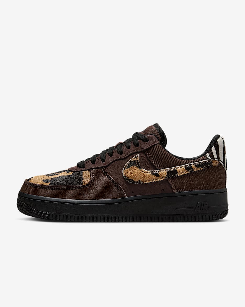 Nike air force 1 07 women's black suede on sale